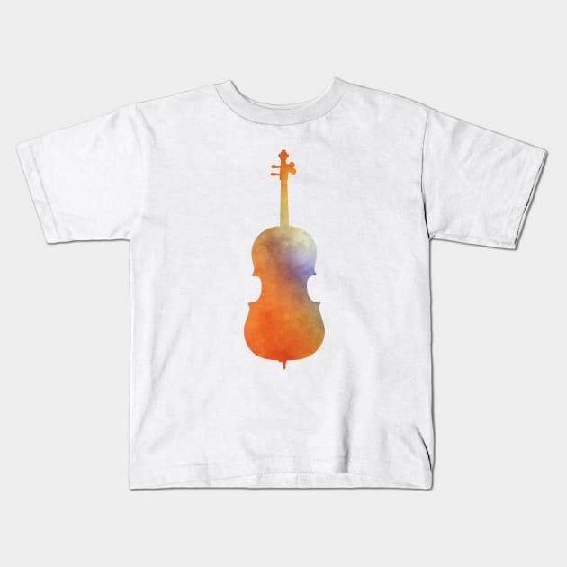 Cello Kids T-Shirt by TheJollyMarten